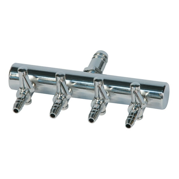 EcoPlus Air Manifold T Style - 3/8" Inlet - 4 Valve Outlet