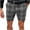 Gray, variant on IROINNID Men's Casual Plaid Flat-Front Shorts With Pocket