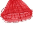 thumbnail image 2 of kurtrusly Dentelle Tulle Demoiselle d'Honneur Robe de Soirée Robe de Danse pour 1/3 BJD Poupées Rouge, 2 of 9