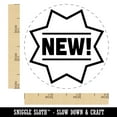 thumbnail image 2 of New Star Label Self-Inking Rubber Stamp Ink Stamper - Green Ink - Small 3/4 Inch, 2 of 7