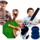 thumbnail image 3 of Funda para bate de béisbol, perillas para bate de sóftbol, cono cónico para sóftbol de lanzamiento lento, funda de silicona para bate de béisbol, bandas absorbentes para un mejor agarre y protección, 3 of 7