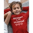 thumbnail image 6 of Tstars Boys Unisex Valentine's Day Shirts for Kids Love Mommy Is My Valentine Childrens Gift for Valentine's Day Cute Gift Idea for Boy Kids Long Sleeve T Shirt, 6 of 7