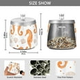 thumbnail image 2 of Yayeee Ashtray with Lid for Cigarette Smokeless Stainless Steel Home Ash Holder, Orange Seahorse, 2 of 7