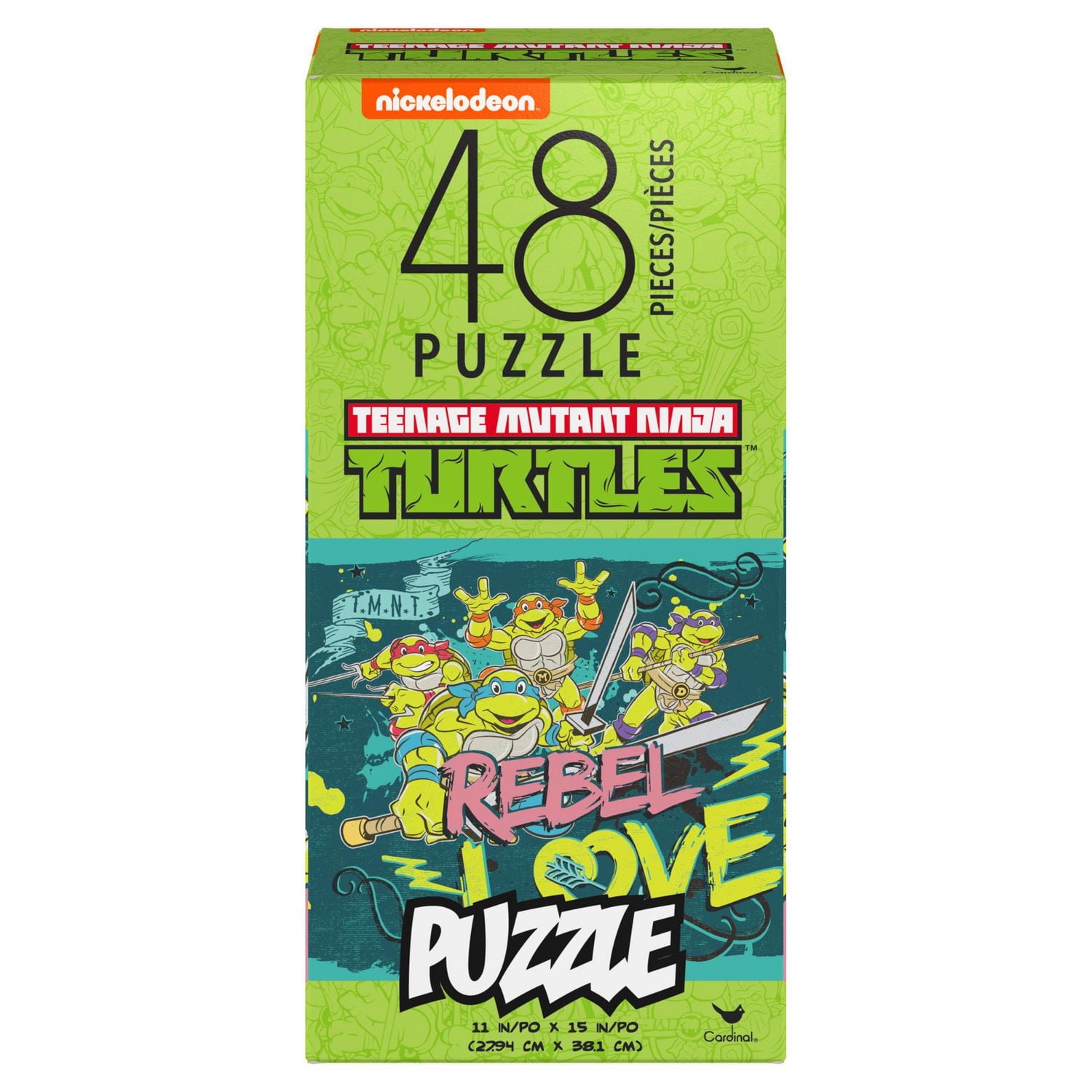 Teenage Mutant Ninja Turtles 48-Piece Puzzle, for Families and Kids Ages 4 and up