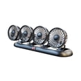 thumbnail image 2 of Ventilador de la consola de automóvil de 4 cabezas de 5 V USB 360  degree Rotación Ventilador del vehículo Ventilador 3 Velocidad Ajustable Plegable para, 2 of 9
