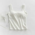 thumbnail image 1 of Pijama de manga corta para mujer, transpirable y de verano, con tirantes, sin mangas. Blusa de poliéster para mujer., 1 of 3