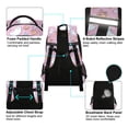 thumbnail image 4 of FORMRS Unisex Backpack Elementary School Travel Bookbag with Reflective Stripes, Purple Halloween, 4 of 7