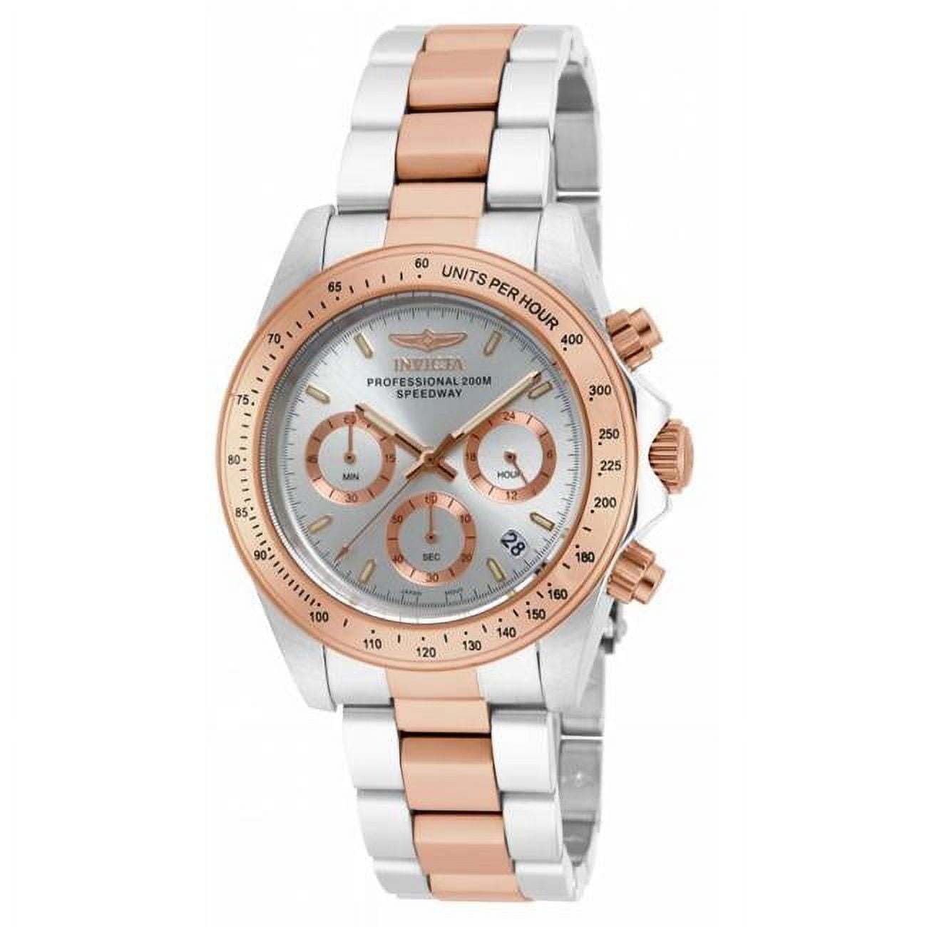 Mens 17030 Speedway Quartz Chronograph Silver Dial Watch