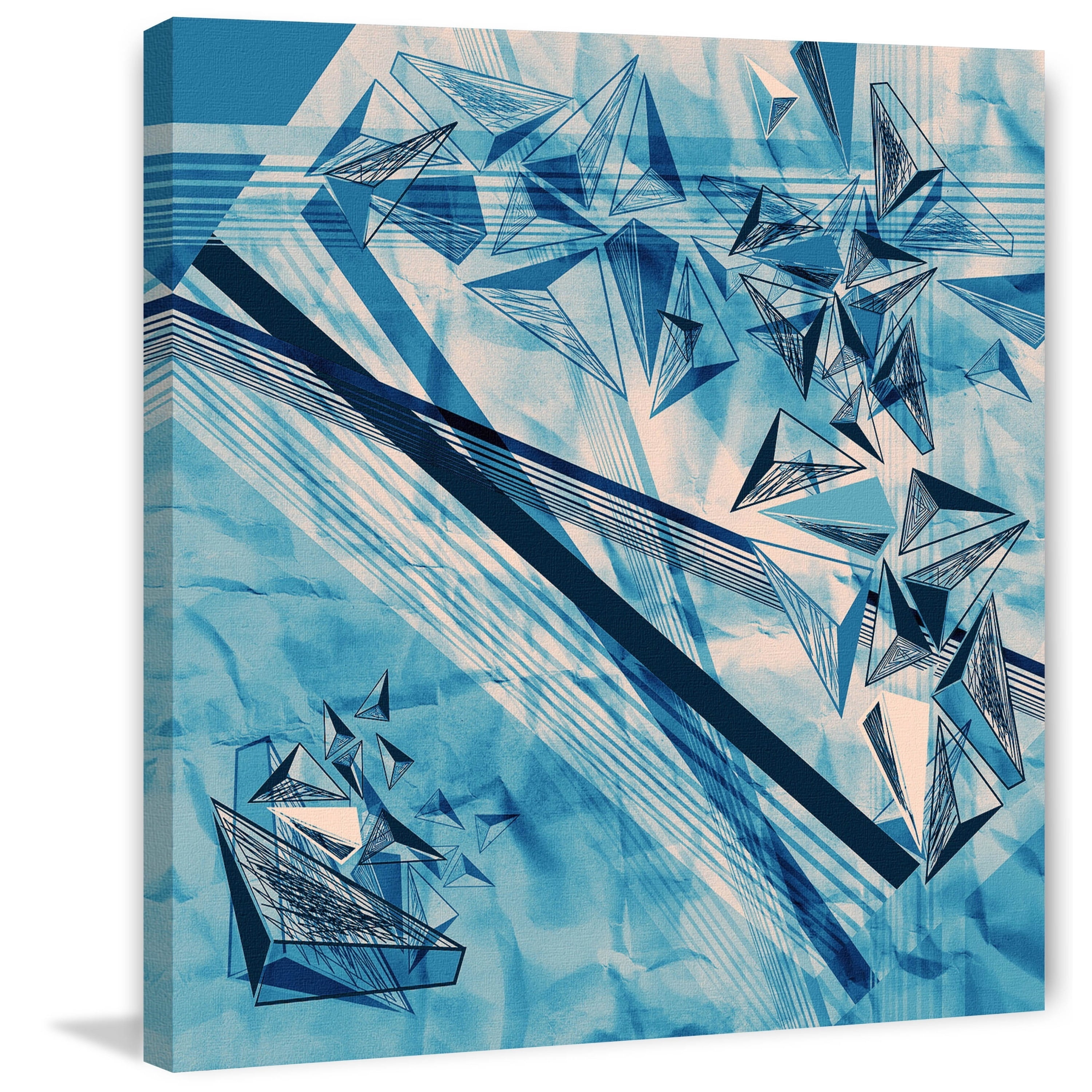 Marmont Hill - "Hidden Stars" Painting Print on Wrapped Canvas