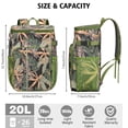 thumbnail image 3 of Aloha Themed Insulated Cooler Backpack - 20L, Durable & Portable for Beachgoers, Hikers, Students, 3 of 6