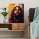 thumbnail image 5 of Qisvanset 12x16 Inch With Frame 2D Flat Wall Art Classic Jesus Art Trendy Apartment Religious Home Gift, 5 of 8