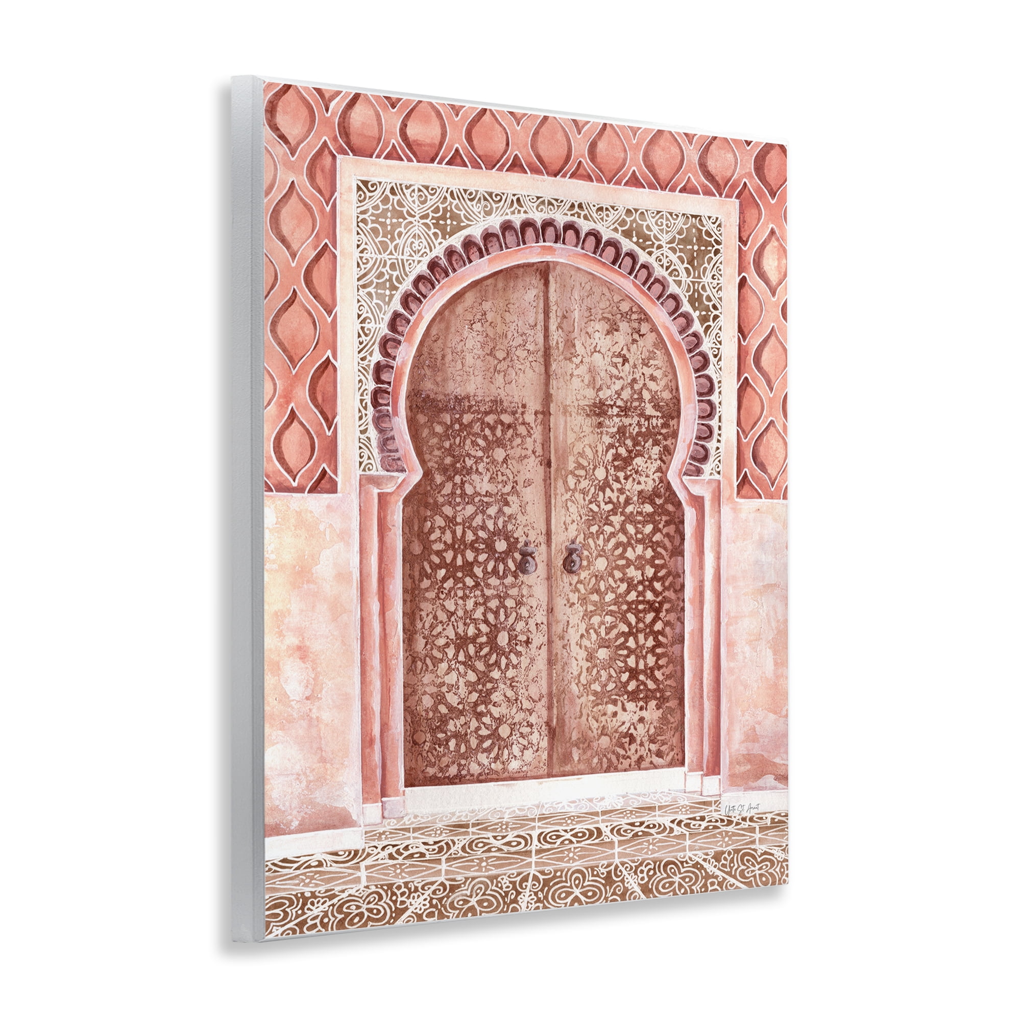 Stupell Industries Moroccan Entrance Architecture Buildings & Architecture Painting Unframed Art Print Wall Art, 11 x 14