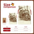 thumbnail image 3 of Naloa Train Drawstring Christmas Bags, 3D Xmas Gift Bags, Christmas Wrapping Bags, Xmas Goodie Bags, Treat Pouch Bags, Party Favor Bags-Medium, 3 of 9