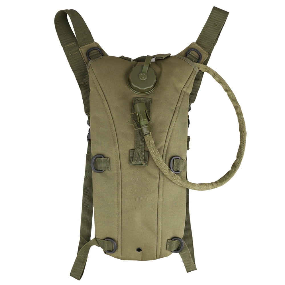 Army Green Tactical Outdoor Survival 3L Water Backpack Bag with Bladder 3L by