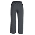 thumbnail image 7 of Spazoro Boys Cargo Sweatpants, Multi-Pockets Solid Color Baggy Elastic Waist Drawstring Straight Leg Pants for Kids Dark Gray Size 7, 7 of 7