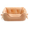 thumbnail image 1 of Dalazy Polyester Say Goodbye To Messy Puppy Accidents Waterproof Bottom Dog Bed With Raised Rim Washable khaki L 1Set, 1 of 6