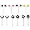 thumbnail image 1 of Torune Love Love Eyes Face Food Picks for Bento Box Lunch Box, 1 of 9