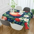 thumbnail image 2 of Yayeee Tablecloths 54" x 72" Rectangle Wrinkle Resistant Party Table Cover, Blue Apple Pattern, 2 of 8