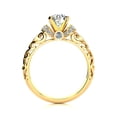 thumbnail image 3 of SuperJeweler 1 1/4 Carat Vintage Lab Grown Diamond Engagement Ring In 14K Yellow Gold For Women, 3 of 5