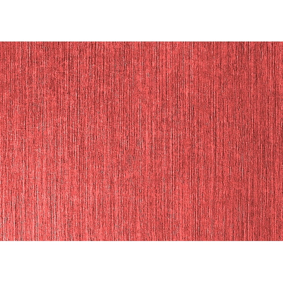 Ahgly Company Indoor Rectangle Solid Red Modern Area Rugs, 7' x 10'
