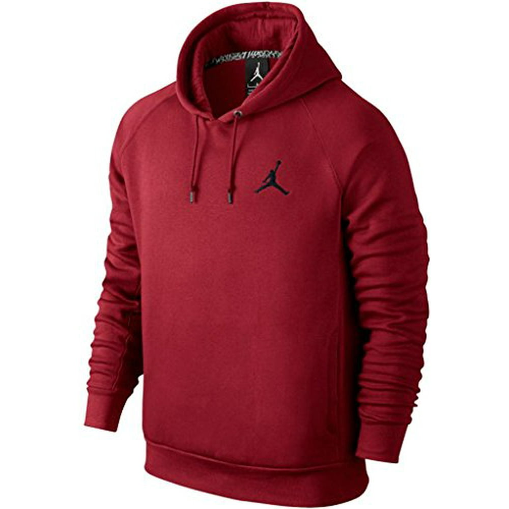 TobyFitzge - Jordan Gym Red Brushed Pullover Hoodie Size 2XL - Walmart ...