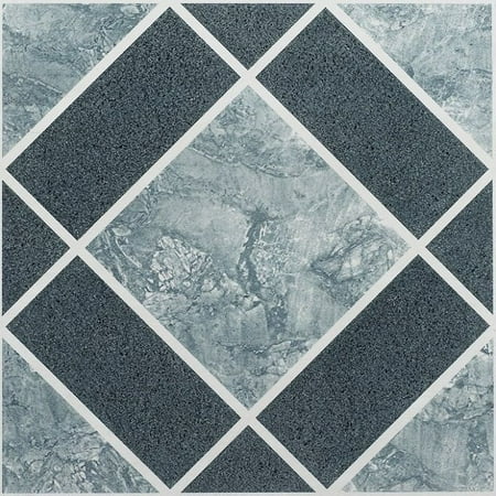 Vinyl Floor Tiles Self Adhesive Stick Flooring - Multi Pack Stone (Best Selling Hardwood Flooring)