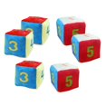 thumbnail image 2 of TISHITA 6Pcs Mirror Hanging Dice 6x6x6cm Early Education Toy Decorative Learning numbers, 2 of 8