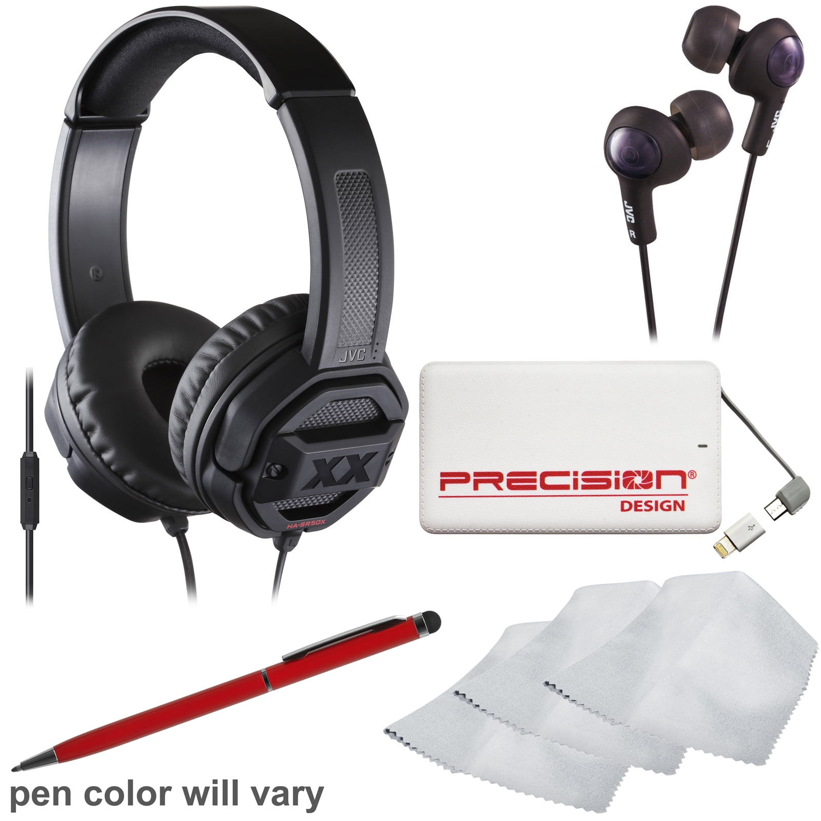 Headphones value pack - JVC Marshmallow (Red) Overview