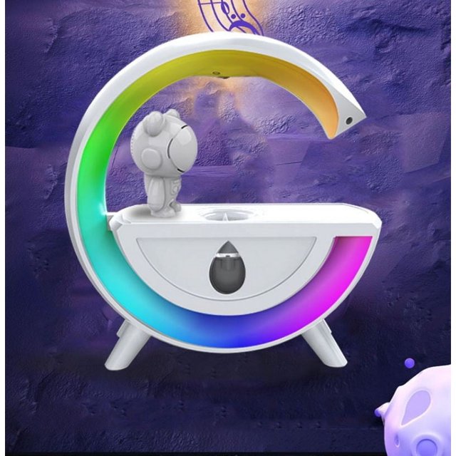 Humidificador de inversión de gotas de aire de gran volumen de niebla con luces ambientales de colores