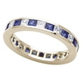 thumbnail image 2 of Karina B� Genuine Sapphire Eternity Band, 2 of 9