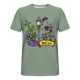 thumbnail image 4 of Xixinqiwan Mardi Gras Tops for Men,Men's Mardi Gras Fat Tuesday Shirts Mardi Gras Carnival Celebration Pullover Top, 4 of 6