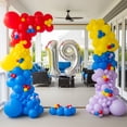 thumbnail image 3 of Silver Number 19 Mylar Foil Balloon 32 inch - Helium or Air Filled Metallic Balloons for 19th Birthday Party, Anniversary, Graduation Decorations, 3 of 7