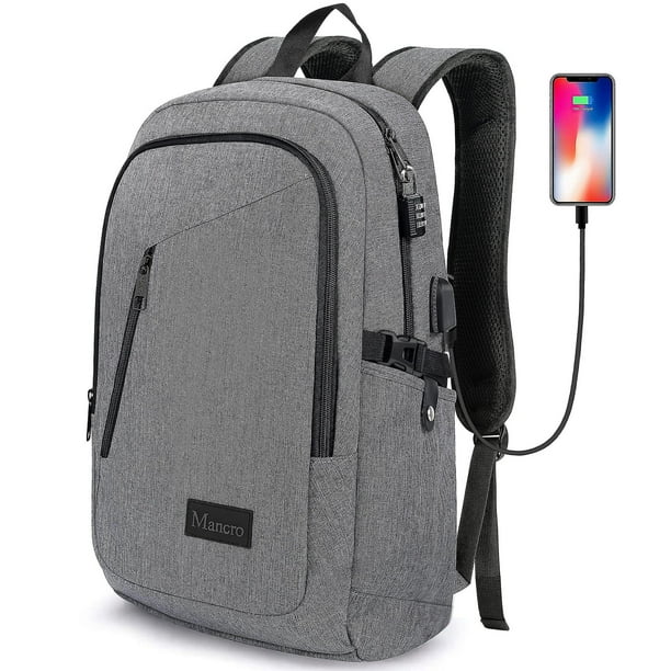 Mochila Grande Mochila Escolar Para Laptop De 15.6 Pulgadas, Para Hombres Y Mujeres, Universidad, Negocios, Viajes, Trabajo (azul Claro Generador Para Ordenador