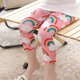 thumbnail image 5 of Odeerbi 1-6 Años Niñas Leggings Florales Calcetines Elásticos Pantalones Capris Patrón de Verano Bajo Calcetines, 5 of 5