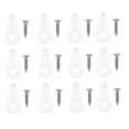 thumbnail image 4 of WEUVEB 30pcs Mirror Hanger Clips Transparent for Assembly and Home Use, 4 of 7