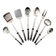 IOTC Kitchen tool Set Accesories Stainless Steel Cooking Utensils, One Size, Set of 8