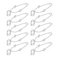 thumbnail image 2 of Testing Holder, 10Pcs Test Tube Clip, Easy Operated For Research Laboratory Chemistry Physics, 2 of 8