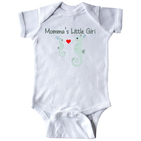 

Inktastic Seahorse (momma s little girl) Gift Baby Girl Bodysuit