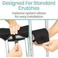 thumbnail image 4 of Contoured Foam Comfort, Underarm Crutch Pad &amp; Hand Grip Covers for Orthopedic Products, Moisture Wicking for Enhanced Mobility (2PCS), 4 of 5