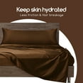 thumbnail image 5 of MR&HM Satin Body Pillow Case, Satin Body Silk Pillowcase for Hair and Skin, 20x54, Brown, 5 of 5