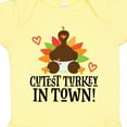 thumbnail image 4 of Inktastic Thanksgiving Cutest Turkey in Town Boys or Girls Baby Bodysuit, 4 of 5