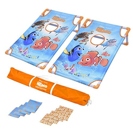 GoSports Disney Pixar Finding Nemo Bean Bag Toss Game Set Includes 8 Bean Bags with Portable Carrying Case