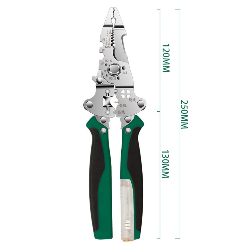 Multifunction Pliers Combination Pliers Stripper Crimper Cutter Duty Wire Pliers