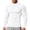 White-60625aa, variant on Men Compression Shirt Long Sleeve Mock Turtleneck Undershirts Athletic Quick Dry Muscle Gym Shirts Navy S
