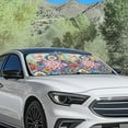 thumbnail image 3 of Binienty Boho Mandala Windshield Sun Visor for Car Front Window Foldable 2 Pieces Car Shield Sun Protector Heat Reflector-Keep Your Vehicle Cool, 3 of 7