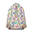 thumbnail image 3 of "Large Butterfly Print Backpack - School Bookbag with Padded Laptop Sleeve, Comfortable Shoulder Straps, Trendy Floral Design for Teens & Adults", 3 of 6