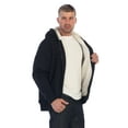 thumbnail image 2 of Gioberti Men's Soft Heavyweight Sherpa Lined Fleece Hoodie Jacket, 2 of 5