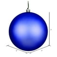 thumbnail image 2 of Vickerman 3" Periwinkle Matte Ball Ornament, 12 per Bag, 2 of 5