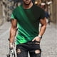 thumbnail image 2 of Camisetas de Manga Larga para Hombres Imprimir Fallow Cuello Redondo Camiseta, Moda Casual Manga Corta Mezcla de Algodón/Lino, 2 of 9