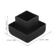 thumbnail image 2 of unbranded 16Ud Tapas Negras Para Soportes De Macetas Elevadas Protección Reforzada Con Drenaje Para Jardín Exterior, 2 of 8